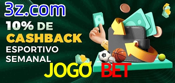 10% de bônus de cashback na JOGO BET