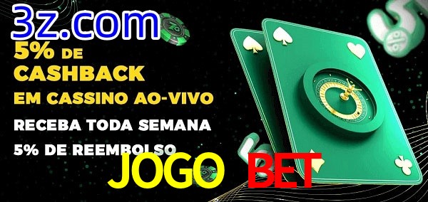 Promoções do cassino ao Vivo JOGO BET